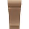 Ekena Millwork 5-inch W x 12-inch D x 12-inch H Olympic Rough Cedar Woodgrain TimberThane Knee Brace, Primed BRCUR05X12X12OLYRCPR - alternate 6